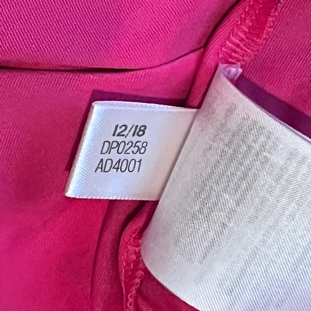 Stella McCartney x Adidas Hot Pink & Black Barricade Active Tank / Gym Top LARGE - Picture 9 of 10